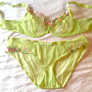 Never been worn Freyda bra set